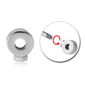 SURGICAL STEEL ATTACHMENT FOR 1.6 MM THREADED PINS - BEAD