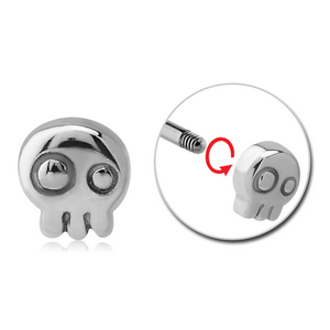 SURGICAL STEEL ATTACHMENT FOR 1.6 MM THREADED PINS - GHOST