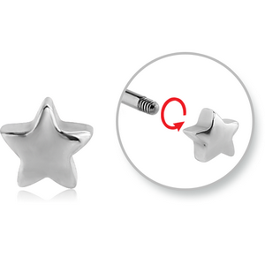 SURGICAL STEEL ATTACHMENT FOR 1.6 MM THREADED PINS - STAR