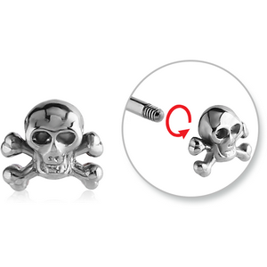 SURGICAL STEEL ATTACHMENT FOR 1.6 MM THREADED PINS - BONES SKULL