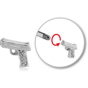 SURGICAL STEEL ATTACHMENT FOR 1.6 MM THREADED PINS - GUN