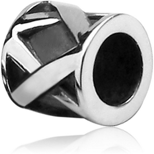 SURGICAL STEEL BEAD 5.0 - 5.2 MM HOLE - X