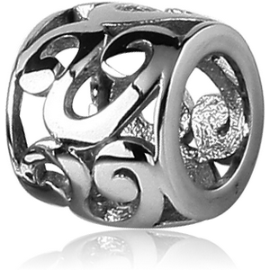 SURGICAL STEEL BEAD 5.0-5.2 MM HOLE - FILLIGREE