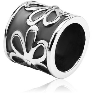 SURGICAL STEEL BEAD 5.0 - 5.2 MM HOLE - FLOWERS