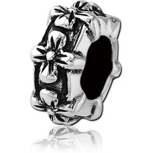 SURGICAL STEEL BEAD 5.0-5.2 MM HOLE - SMALL FLOWERS