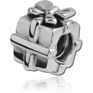 SURGICAL STEEL BEAD 5.0-5.2 MM HOLE - GIFT BOX