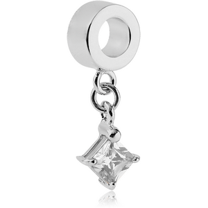 SURGICAL STEEL BEAD 5.0 - 5.2 MM HOLE WITH CHARM