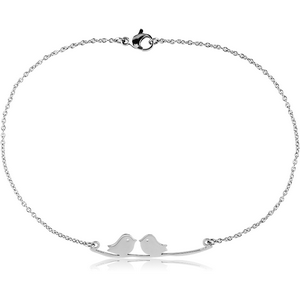 SURGICAL STEEL BRACELET - BIRDS