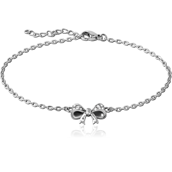 SURGICAL STEEL JEWELLED BRACELET