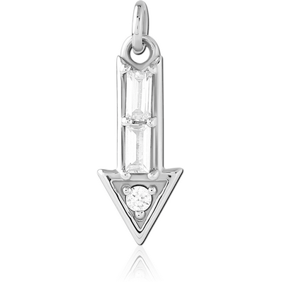 SURGICAL STEEL JEWELLED CHARM