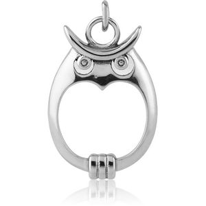 SURGICAL STEEL CHARM - OWL