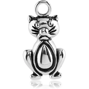 SURGICAL STEEL CHARM - CAT