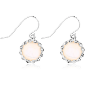 SURGICAL STEEL SWAROVSKI CRYSTALS JEWELLED EARRINGS