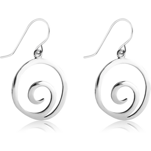 SURGICAL STEEL EARRINGS PAIR - SPIRAL