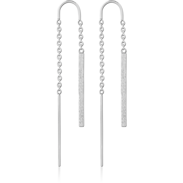 SURGICAL STEEL CHAIN EARRINGS PAIR