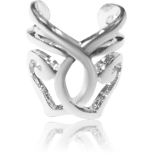 SURGICAL STEEL EAR CUFF - CURVED LINES