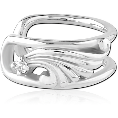 SURGICAL STEEL JEWELLED EAR CUFF