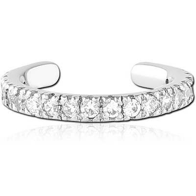 SURGICAL STEEL JEWELLED EAR CUFF