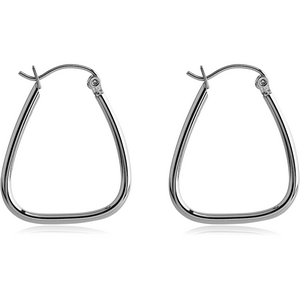 SURGICAL STEEL WIRE HOOP EARRINGS