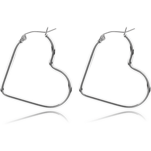 SURGICAL STEEL WIRE HOOP EARRINGS