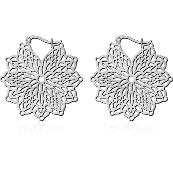 SURGICAL STEEL HOOP EARRINGS PAIR