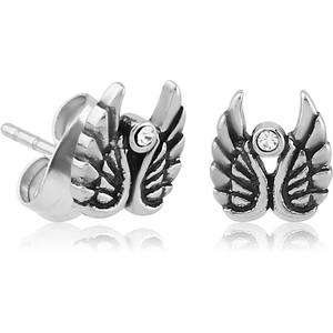 SURGICAL STEEL EAR STUDS PAIR