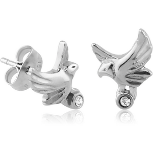 SURGICAL STEEL EAR STUDS PAIR