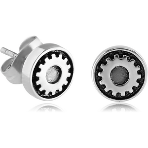 SURGICAL STEEL EAR STUDS PAIR