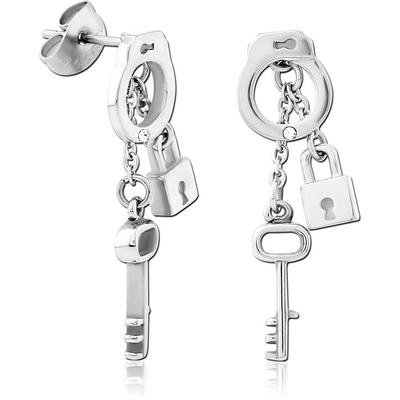 SURGICAL STEEL EAR STUDS PAIR