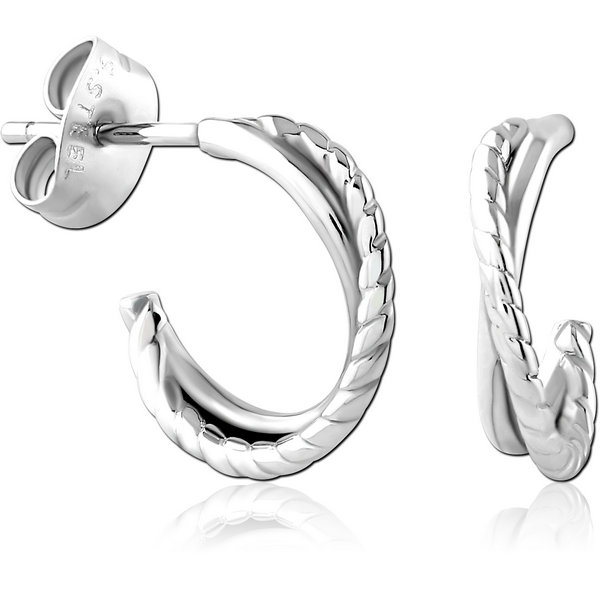 SURGICAL STEEL EAR STUDS PAIR