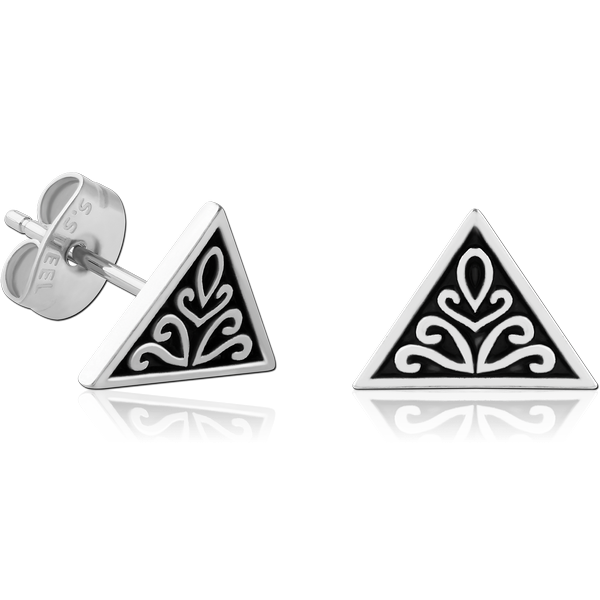 SURGICAL STEEL EAR STUDS PAIR