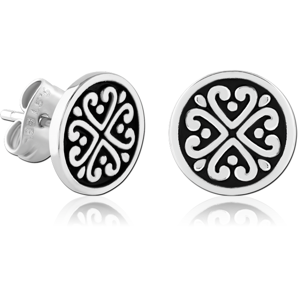 SURGICAL STEEL EAR STUDS PAIR
