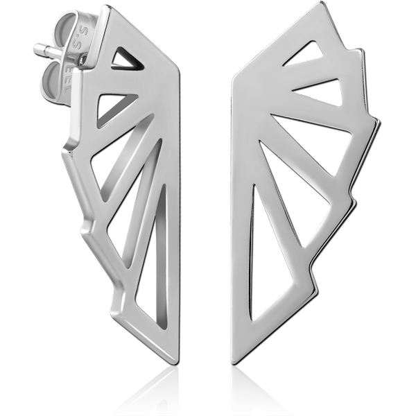 SURGICAL STEEL EAR STUDS PAIR