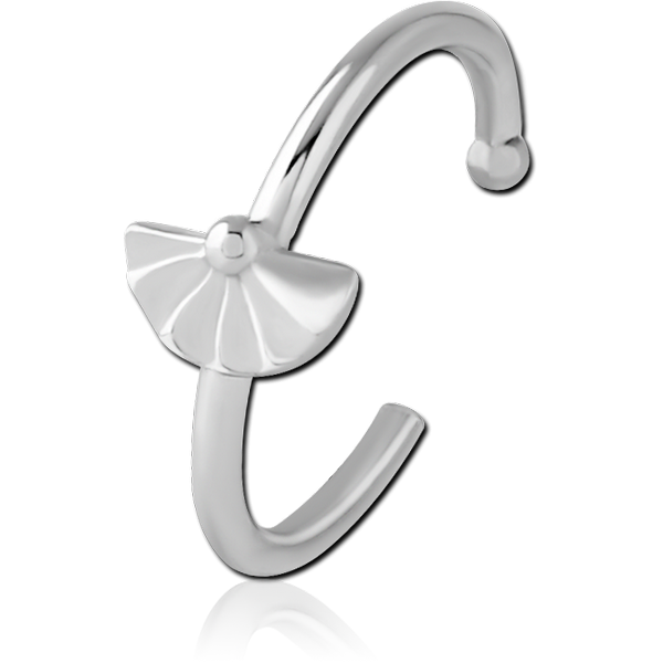 SURGICAL STEEL OPEN NOSE RING