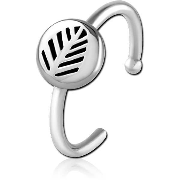 SURGICAL STEEL OPEN NOSE RING