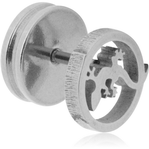 SURGICAL STEEL FAKE PLUG - SALAMANDER