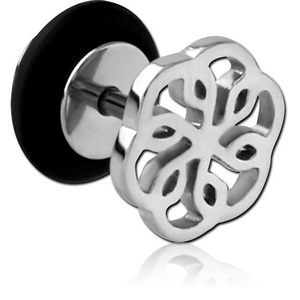 SURGICAL STEEL FAKE PLUG - FILIGREE