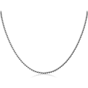 STAINLESS STEEL BALL CHAIN 40CMS WIDTH*2MM