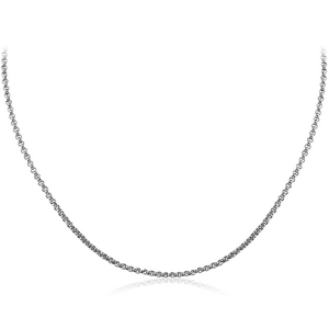 STAINLESS STEEL ROLLO NECK CHAIN 45CMS*2.3MM
