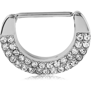 SURGICAL STEEL JEWELLED NIPPLE CLICKER