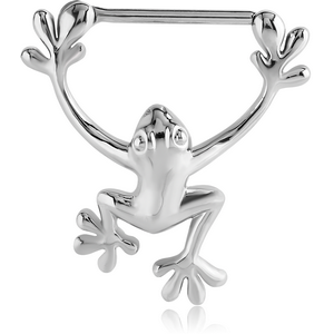 SURGICAL STEEL NIPPLE CLICKER - FROG