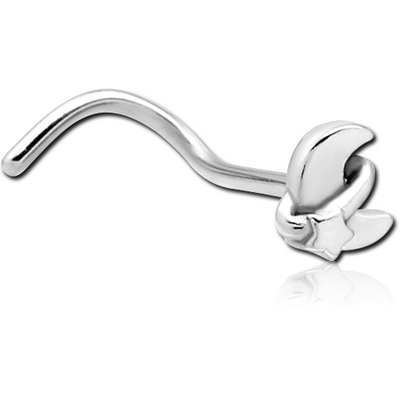 SURGICAL STEEL CURVED NOSE STUD