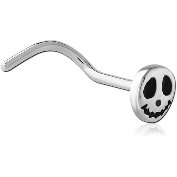 SURGICAL STEEL CURVED NOSE STUD