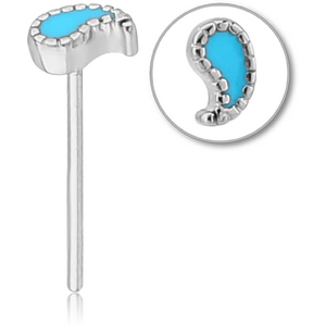 SURGICAL STEEL STRAIGHT NOSE STUD