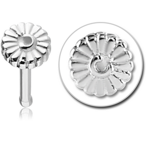 SURGICAL STEEL FLOWER NOSE BONE