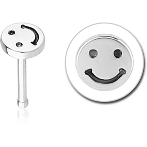 SURGICAL STEEL NOSE BONE - SMILE