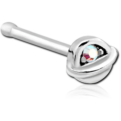 SURGICAL STEEL JEWELLED NOSE BONE