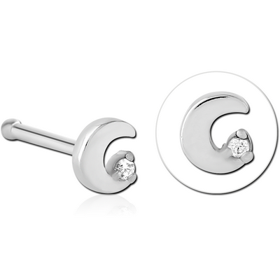 SURGICAL STEEL JEWELLED NOSE BONE