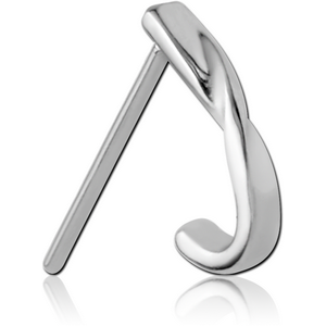 SURGICAL STEEL STRAIGHT WRAP AROUND NOSE STUD