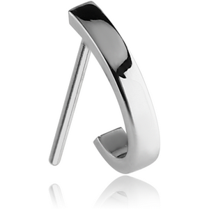 SURGICAL STEEL STRAIGHT WRAP AROUND NOSE STUD